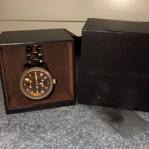 Michael Kors Accessories - Michael Kors Tortoise Shell Watch